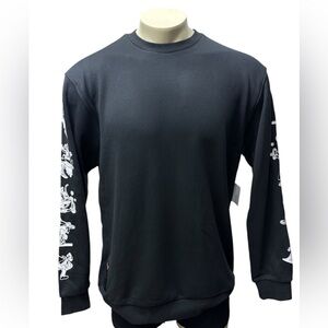 Adidas Originals Men’s Medium Black RARE Goofy Crew Sweatshirt